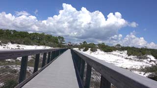 Mid boardwalk, looking N